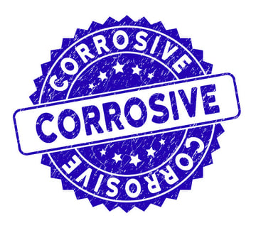 storage of corrosive chemicals