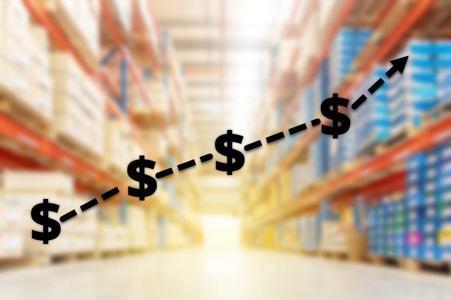 Coping with higher warehouse costs